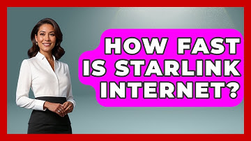 How Fast Is Starlink Internet? - Profiles in Politics