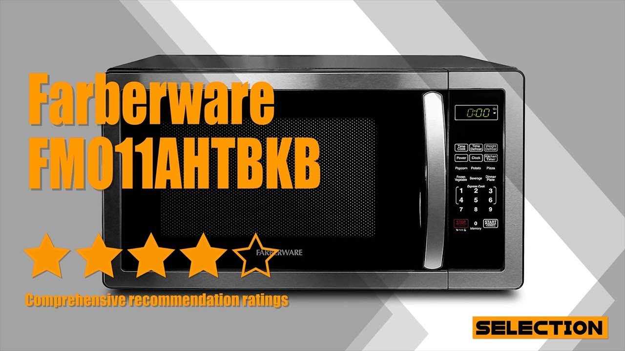 Farberware Classic 1.1 cu. ft. 1000W Microwave Oven, Stainless Steel 