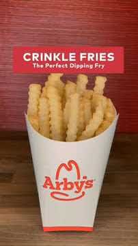 The Crinkle Fry’s ridges are the ultimate dipping innovation 🍟🔬 #Arbys #Shorts