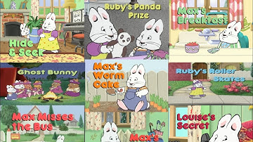All My Favorites Max and Ruby’s Title Cards Episodes