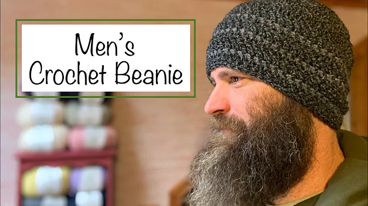 Men’s Crochet Beanie | Men’s Crochet Hat | Crochet Hat | Crochet Beanie