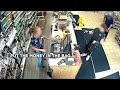 Surveillance boy robs gas station fires shot