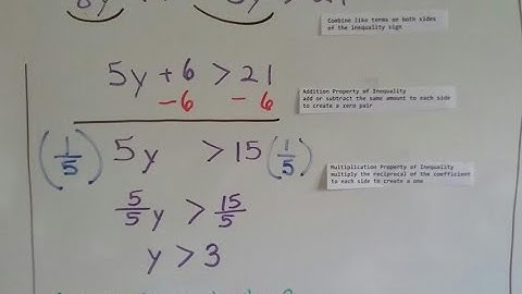 Algebra I #4.4, Use Addition & Multiplication Property of Inequalities together