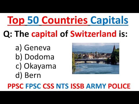 Countries and their Capitals | Name of capital cities | Knowledge Portal