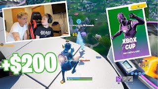 13 year old brother takes controller and WINS Fortnite xbox cup!