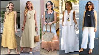 attractive older women fashion over 50 | Shein Outfits Style For Women 2024 | spring trends 2024