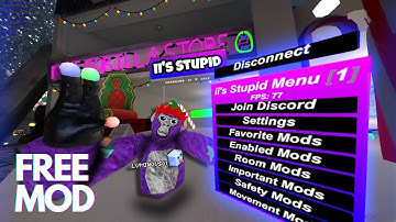 Best Gorilla Tag Mod Menu | Free Menu & ANTI-BAN & UNDETECTED CRASH GUN + GHOST MODE! 🚀