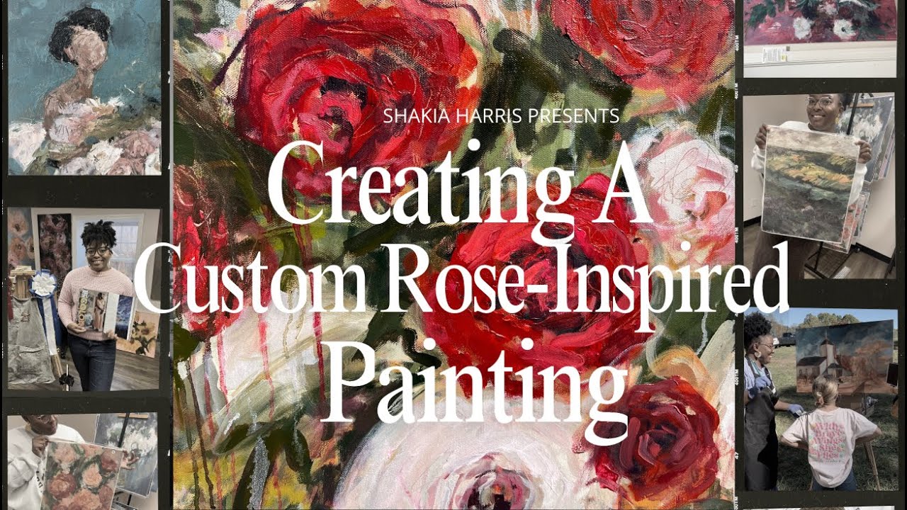 Turning Wedding Memories into Art | Custom Rose Oil Painting