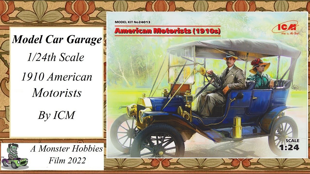 Unboxing The 1910 American Motorists By ICM - 1/24th scale figures