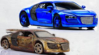 Restoration Abandoned Damaged Audi R8 Shave Foam Fx - Model Car by Boty Restoration 20,701 views 3 years ago 12 minutes, 10 seconds