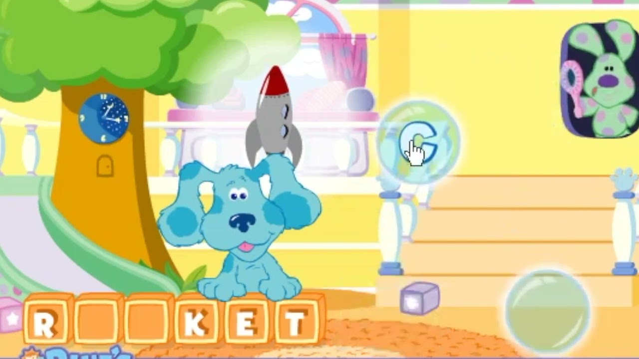 Blue's Room: Polka Dot's Bubble Puzzle all 3 levels - YouTube