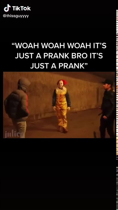 Clown prank goes wrong (guns included)