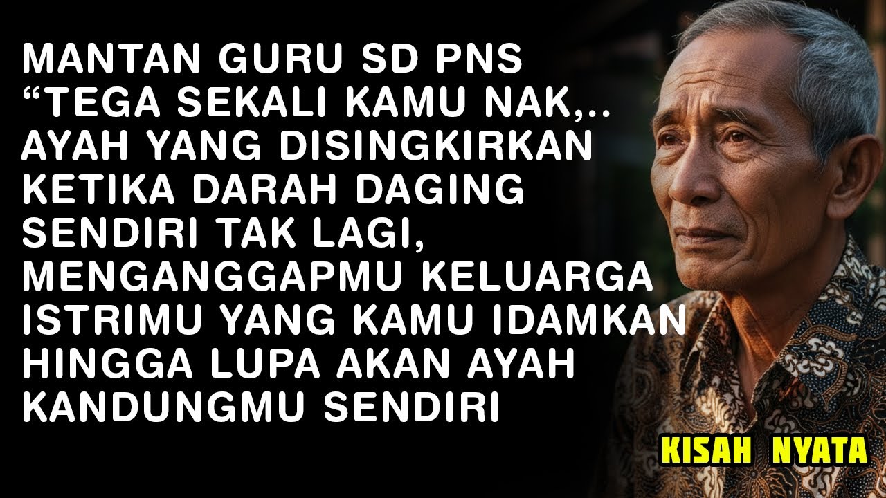 Ayah yang Disingkirkan: Ketika Darah Daging Sendiri Tak Lagi Menganggapmu Keluarga