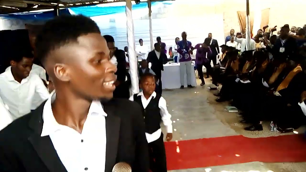 Os peregrinos grupo masculino do Sumbe na 15 assembleia geral 2023 em Benguela