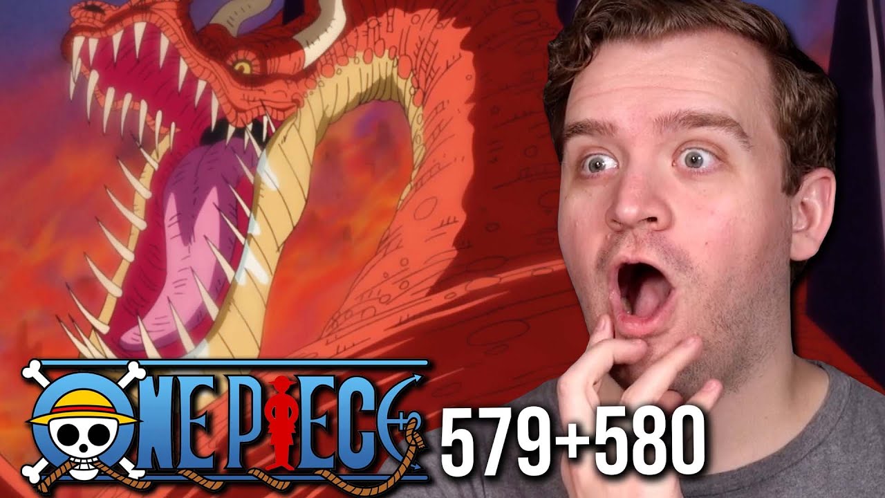 НАСТОЯЩИЙ ДРАКОН?!? | Реакция и обзор на эпизоды 579+580 One Piece | Арка Панка Хазарда