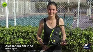 Alessandra del Pino - College Tennis Recruiting Video Fall 2025