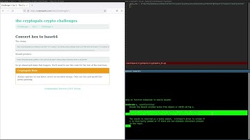 Cryptopals Guided Tour - 01 - Convert hex to base64