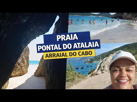 VLOG DE VIAGEM - PRAIA PONTAL DO ATALAIA / ARRAIAL DO CABO