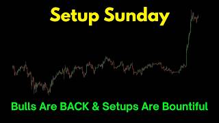 Setup Sunday: Bulls Are BACK & Setups Are Bountiful
