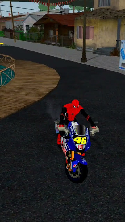 Spiderman test motor GP Rossi #shorts #short #shortvideo #gtasa #gta #video #spiderman