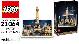 How to build LEGO Architecture 21064 Paris – City of Love (Step-by-Step Tutorial)