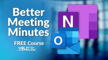 How to Make MEETING MINUTES Better with Outlook and OneNote