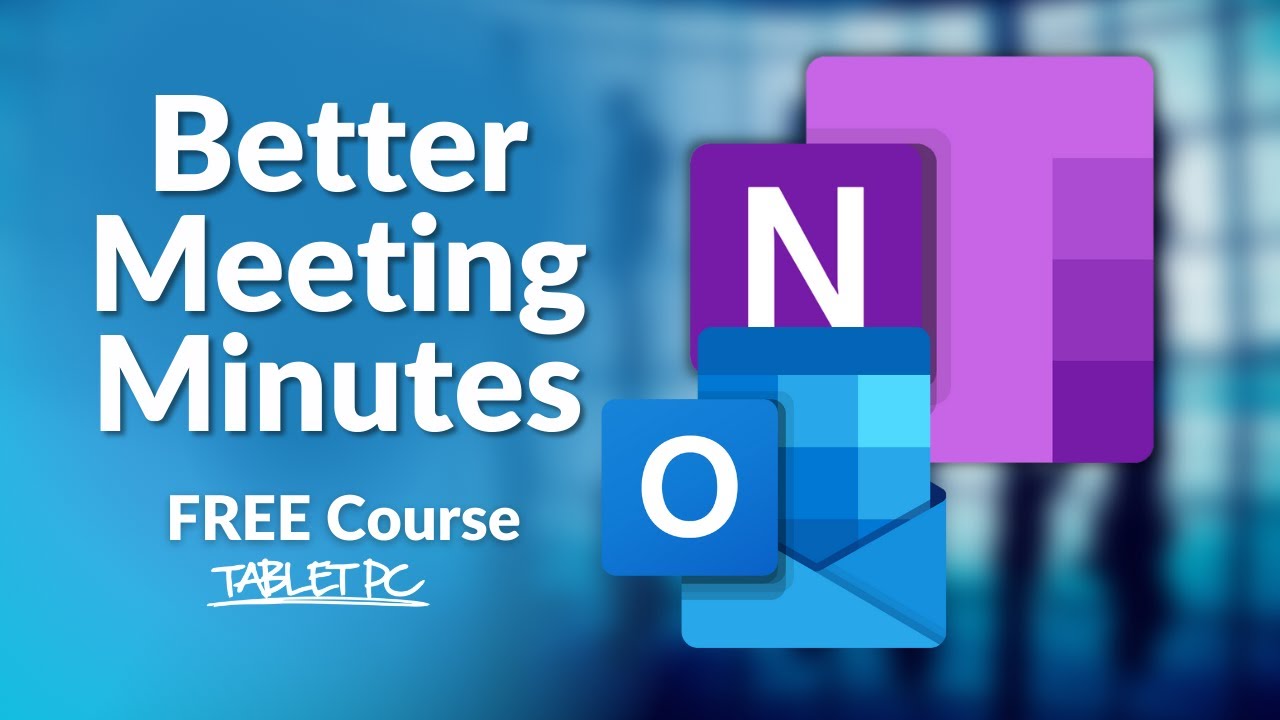 How To Make MEETING MINUTES Better With Outlook And OneNote YouTube