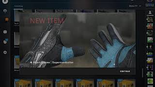 Super Conductor glove unboxing csgo