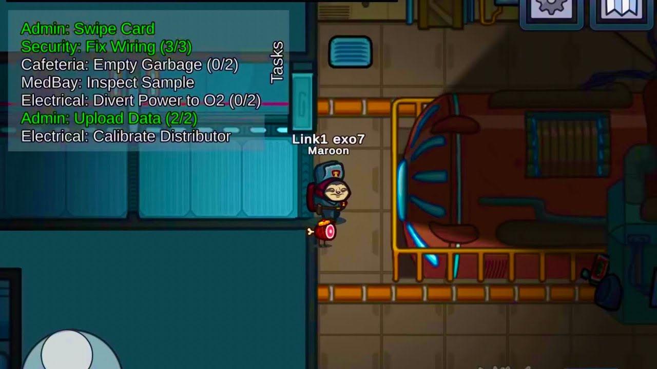 Among us BUT the map is INVERTED