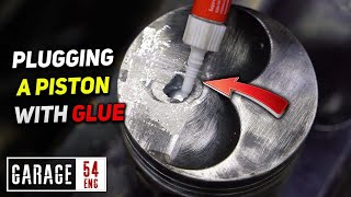 Piston repair using JB weld and super glue - will it work?