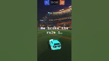 Don’t break the rule 1😤 #rocketleague #shorts