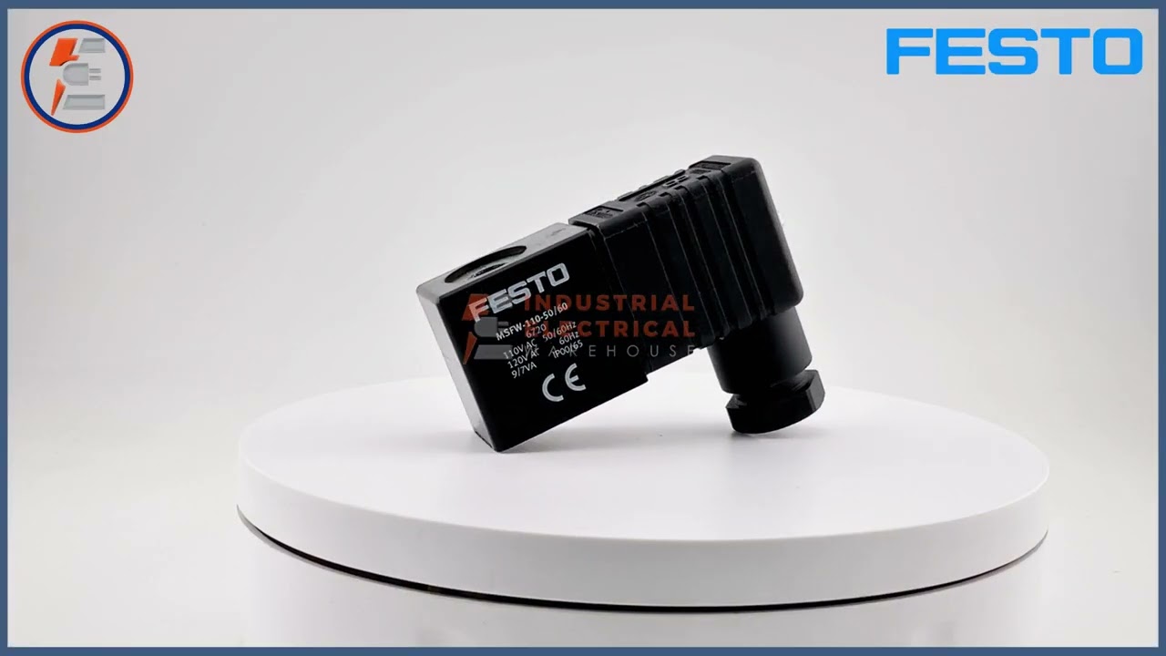 Festo MSFW-110-50/60 Solenoid Valve 110/120VAC 50/60Hz High-Performance Pneumatic Control