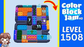 Color Block Jam Level 1508 Solution Walkthrough