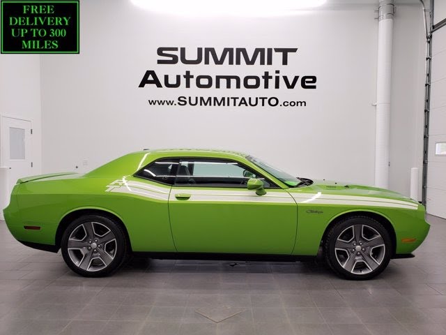 2011 DODGE CHALLENGER R/T GREEN WITH ENVY MOJITO WALK AROUND
