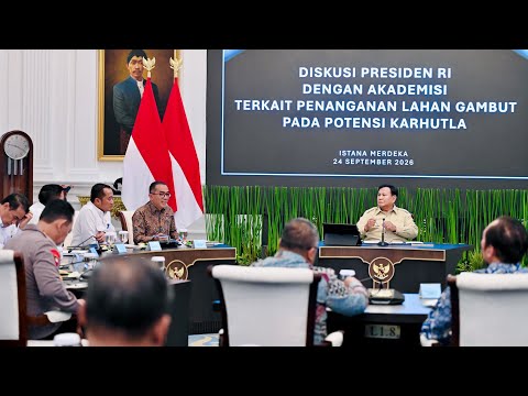 Discussion Between the President of the Republic of Indonesia and Academics Regarding Peatland Ma...