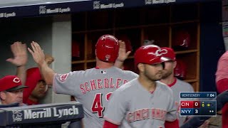 CIN@NYY: Alcantara plates Schebler with a groundout