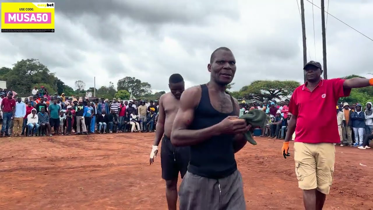WAKANDA KNOCKOUT BOUT, LION vs POLICEMAN | MUSANGWE | TRADITIONAL BARE KNUCKLE 