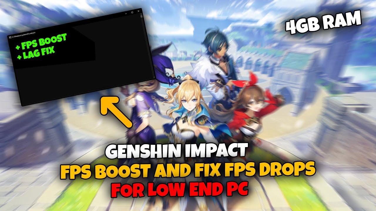 Genshin Impact FPS Boost and Lag Fix | Low End PC | 4GB RAM | Intel UHD Graphics