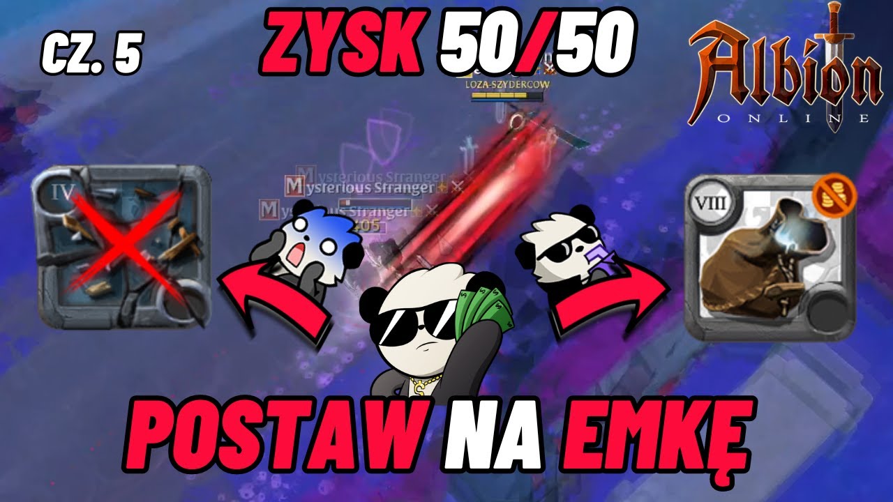 Gram setami widzów - Postaw na eMKę #5 - Zysk 50/50 - Albion Online