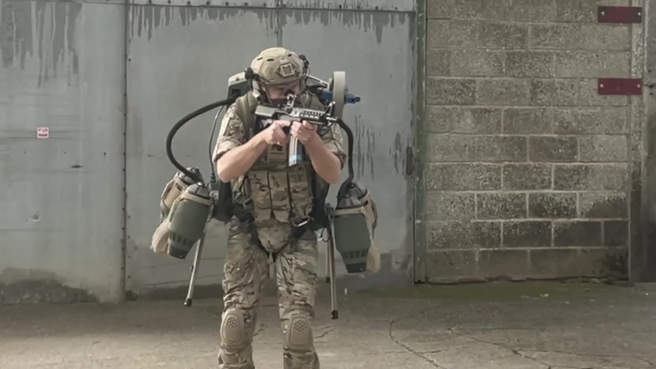 Gravity Industries - UK Tactical Jet Suit Drills [1080p]