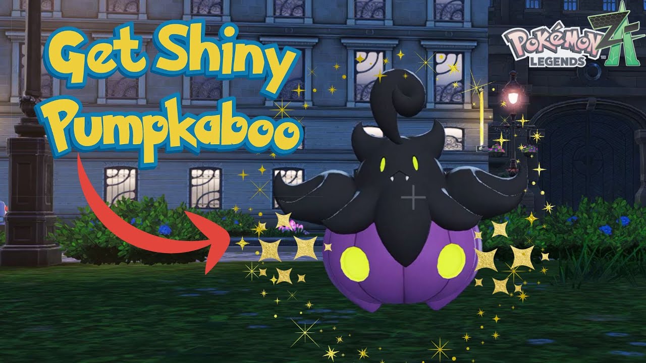 How to catch Shiny Pumpkaboo Beginner's Guide (Teleport or Fast Travel Method) - Pokemon Legends Z-A