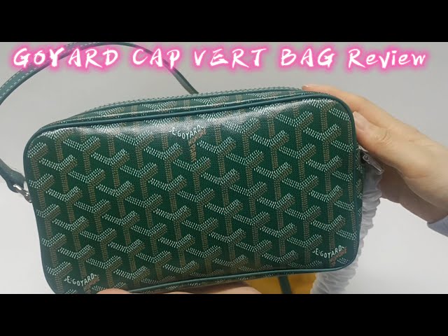 GOYARD CAP VERT CROSSBODY BAG GREEN UNBOXING AND