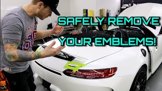 How To DeBadge Your Car | Removing Car Emblems And Badges Safely