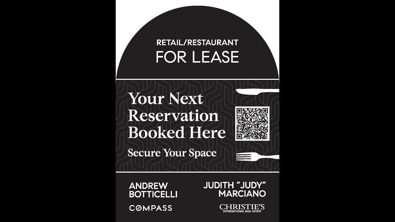 Hoboken Restaurant Space - For Lease - 601 603 Washington Street