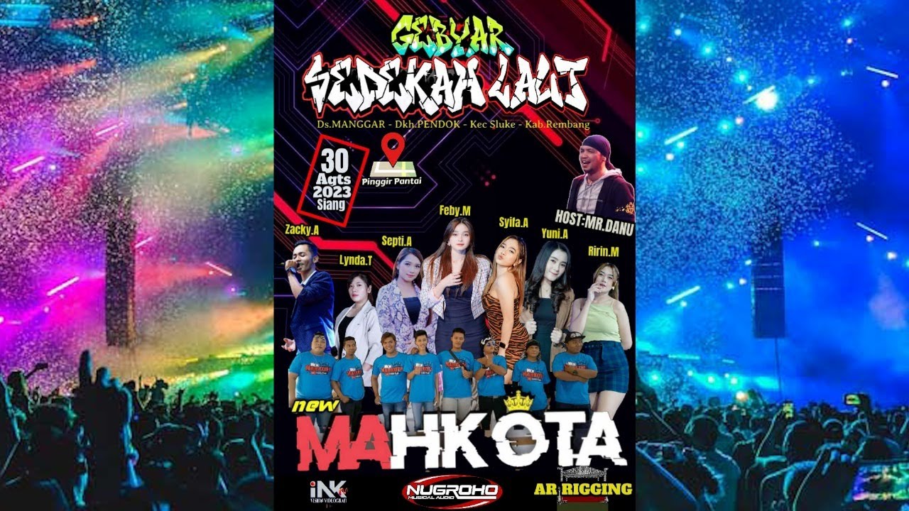 🔴LIVE NEW MAHKOTA GEBYAR SEDEKAH LAUT DESA MANGGAR DKH. PENDOK SLUKE  REMBANG
