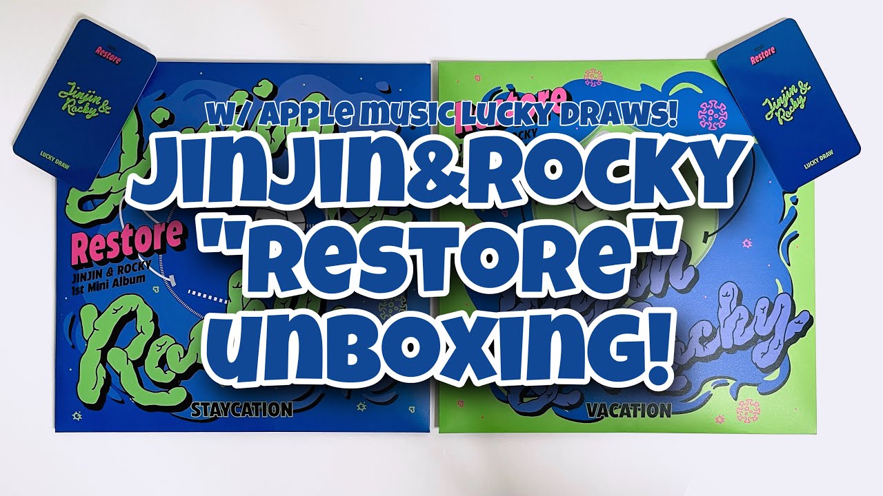 ♡ Jinjin & Rocky 1st Mini Album “Restore” Unboxing!
