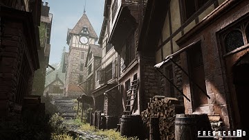 UE4 Level Design _ Medieval Street