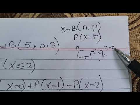 TKMaths A Level S1 Binomial distribution   past paper qs  video 3