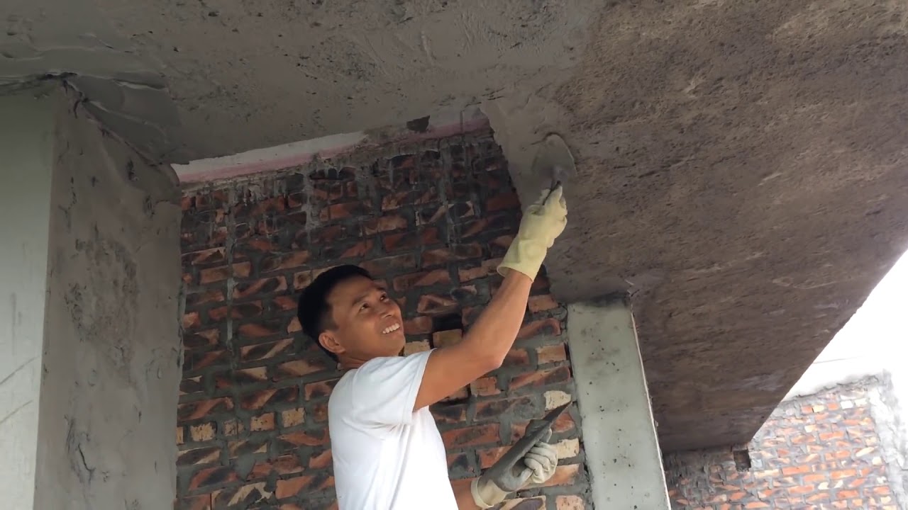 Technical Construction Of a Porch Beautiful Porch Rendering Sand Cement ...