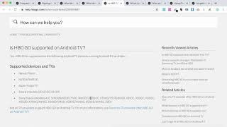 Is HBO GO supported on Android TV? screenshot 4